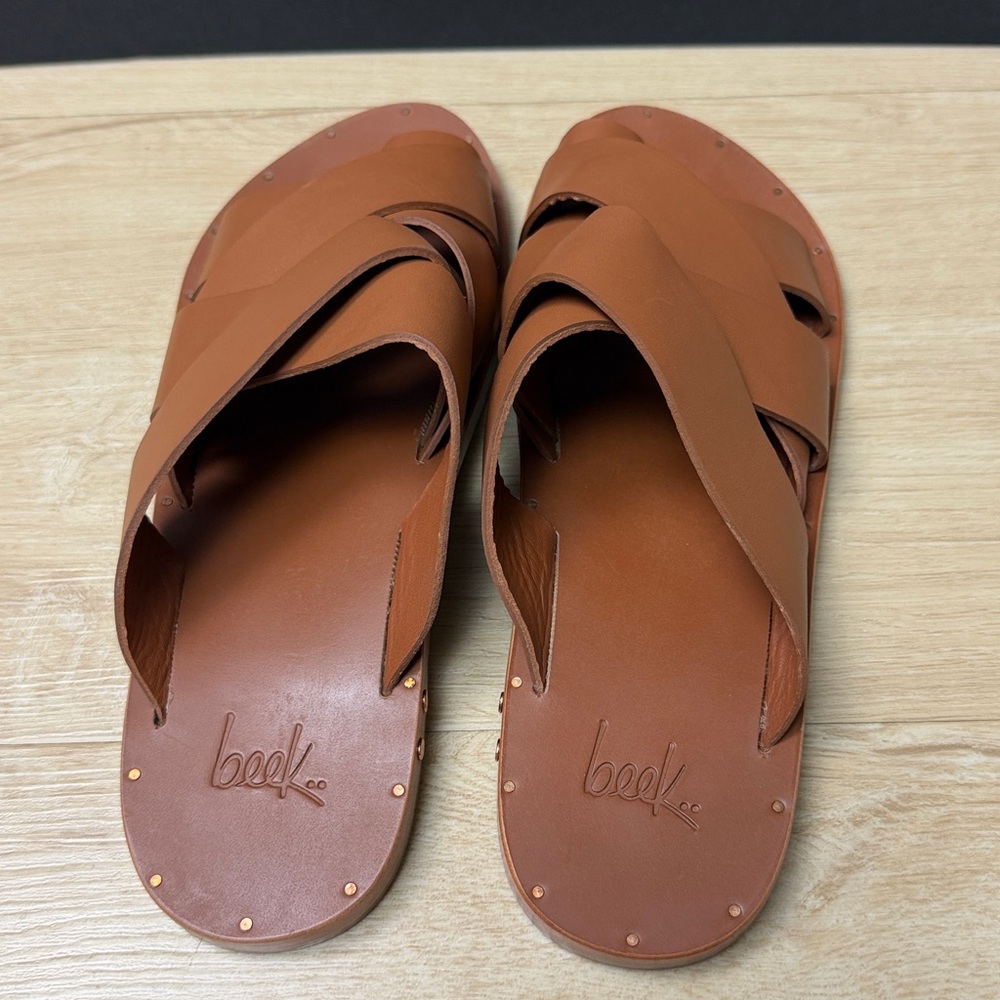Beek Weaver Leather Sandal, 10 US - Picture 9 of 10